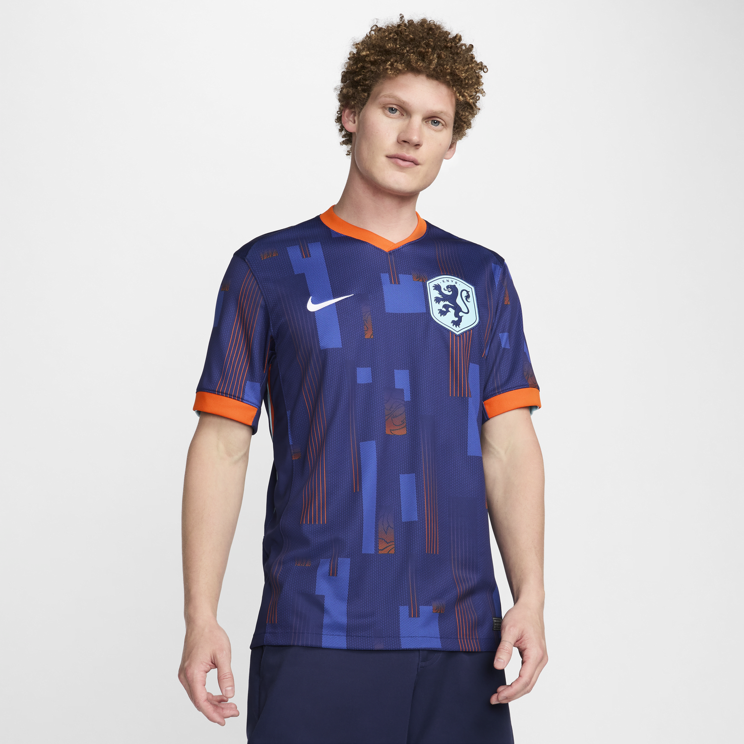 Фланелка Nike Dri-FIT Netherlands Women Stadium 2024/25 Тъмно синьо | HM7666-492, 0