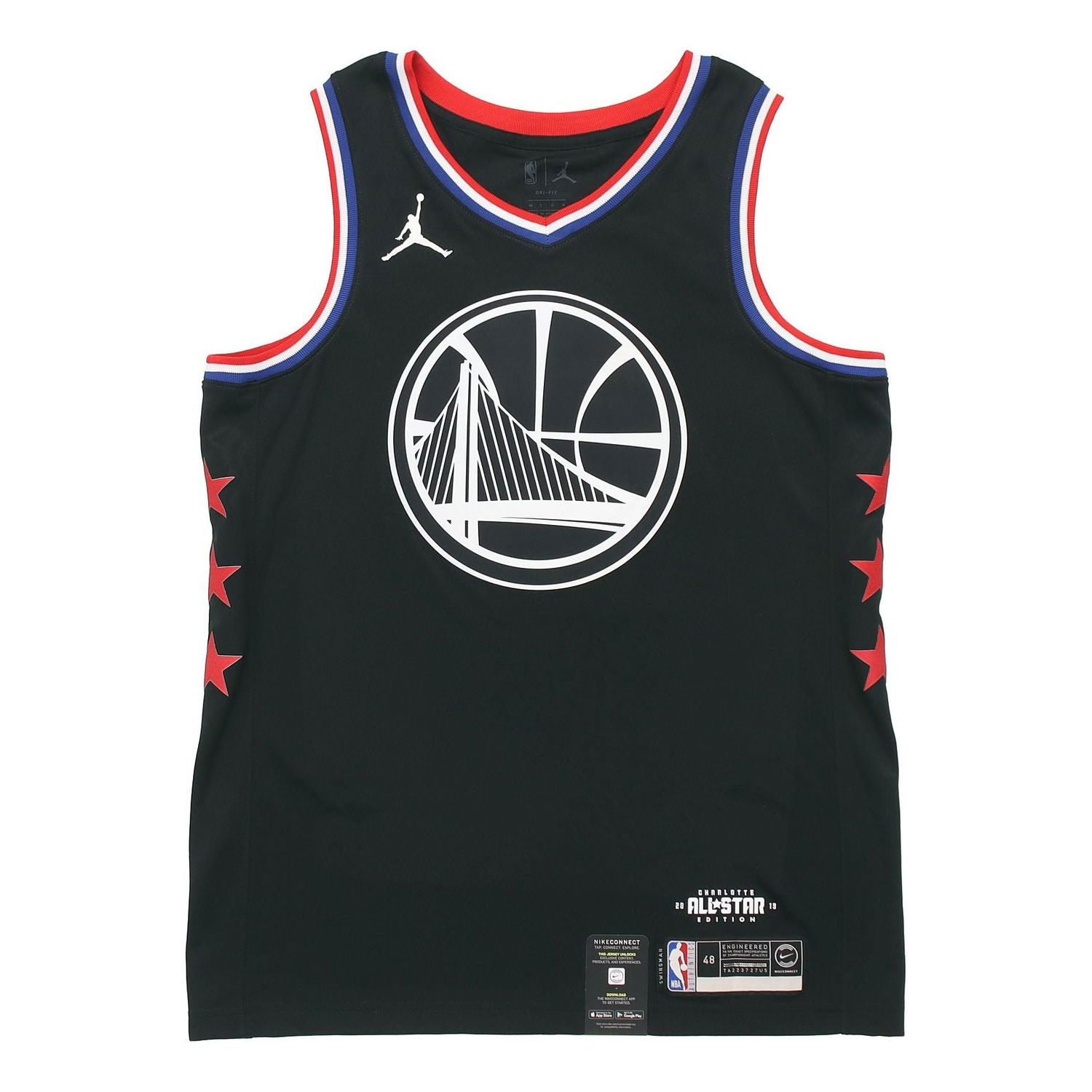 Фланелка Jordan Stephen Curry Golden State Warriors All-Star Edition Swingman Jersey Черно | AQ7295-011, 0