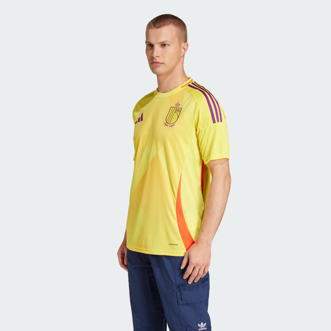Фланелка adidas Performance Belgium Women's Team Away Jersey Жълто | JD7435, 0