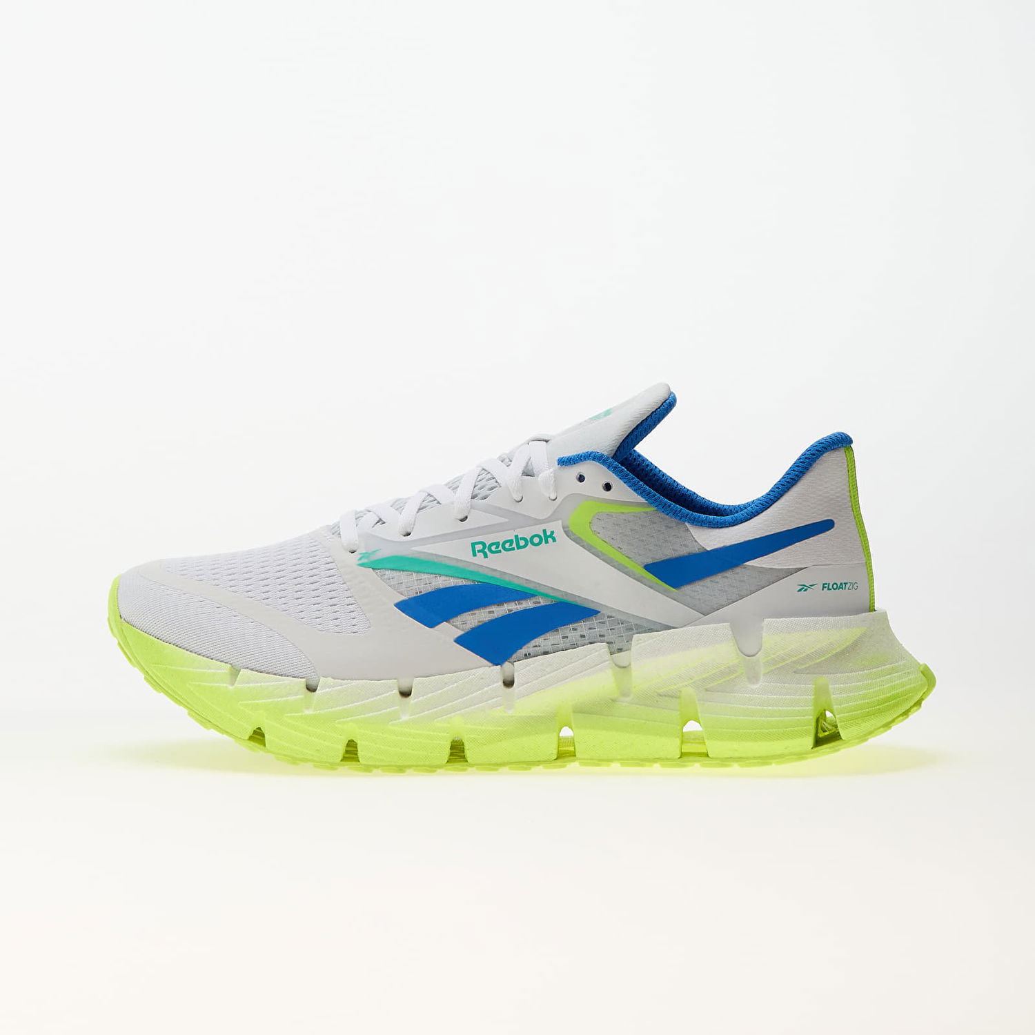 Кецове и обувки Reebok Floatzig 1 Footwear White/ Digital Lime/ Kinetic Blue Бяло | 100206728, 0