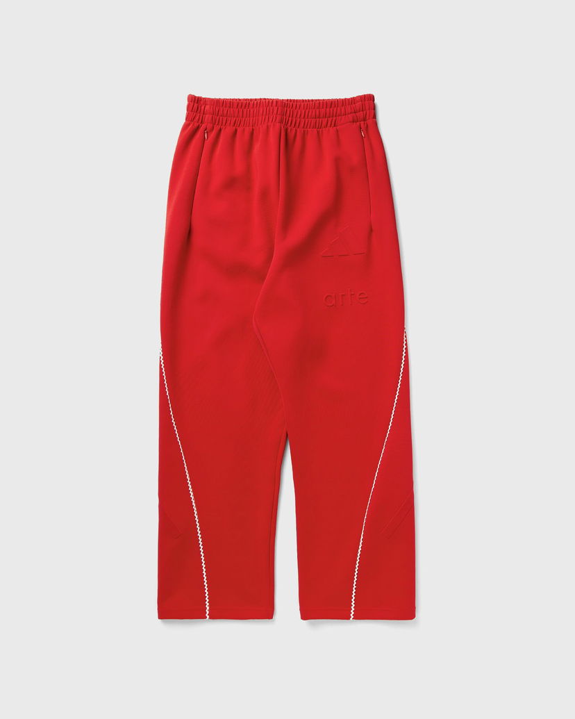 Спортни панталони adidas Originals ARTE ZNE Track Pants with Zippered Pockets and Zigzag Stitching Червено | KC9596