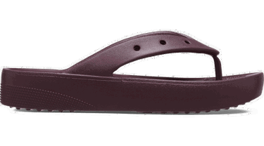 Кецове и обувки Crocs Classic Platform Flips Кафяво | 207714-6WD, 0