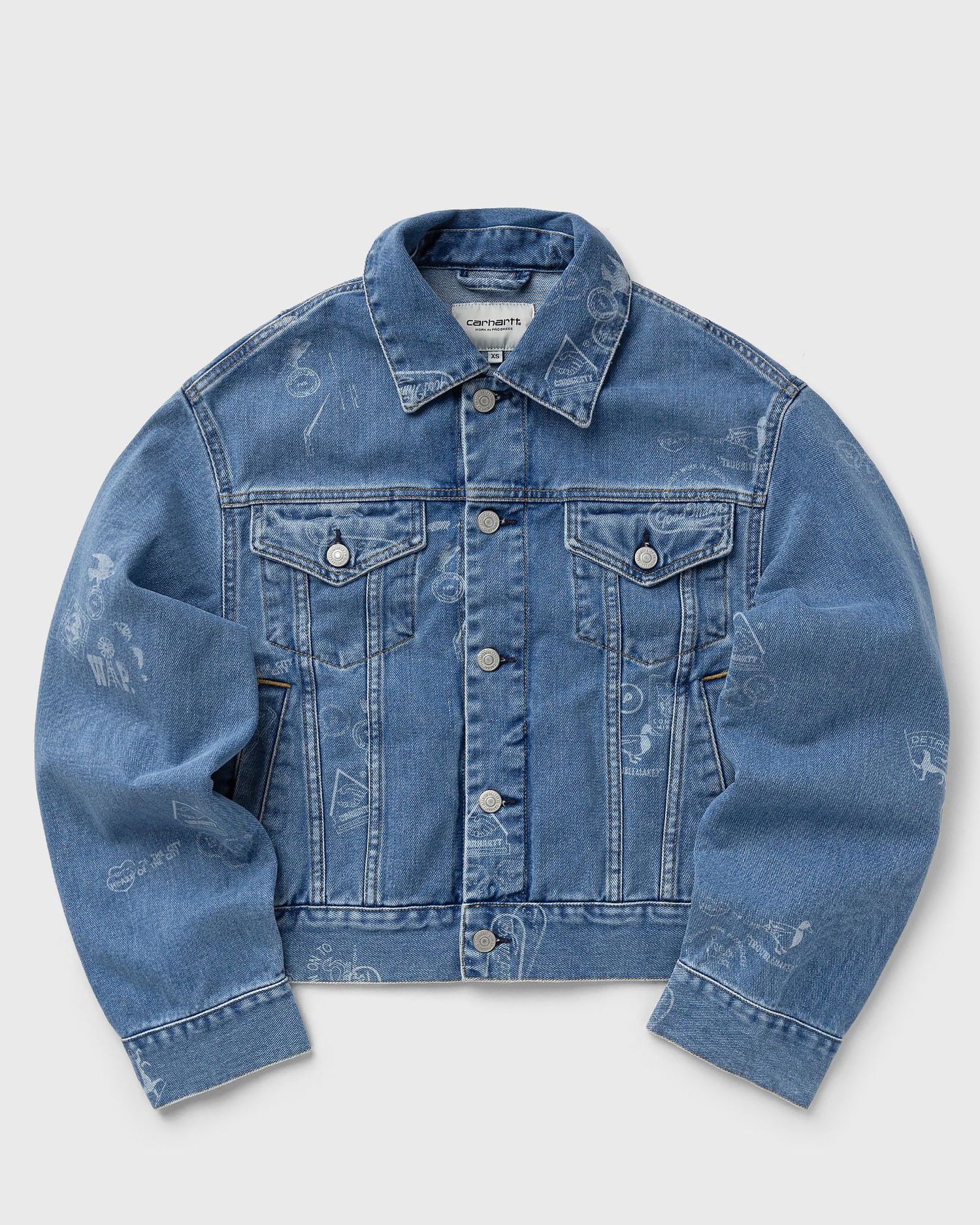 Яке Carhartt WIP Stamp Jacket Синьо | I033744-2LN.35, 0