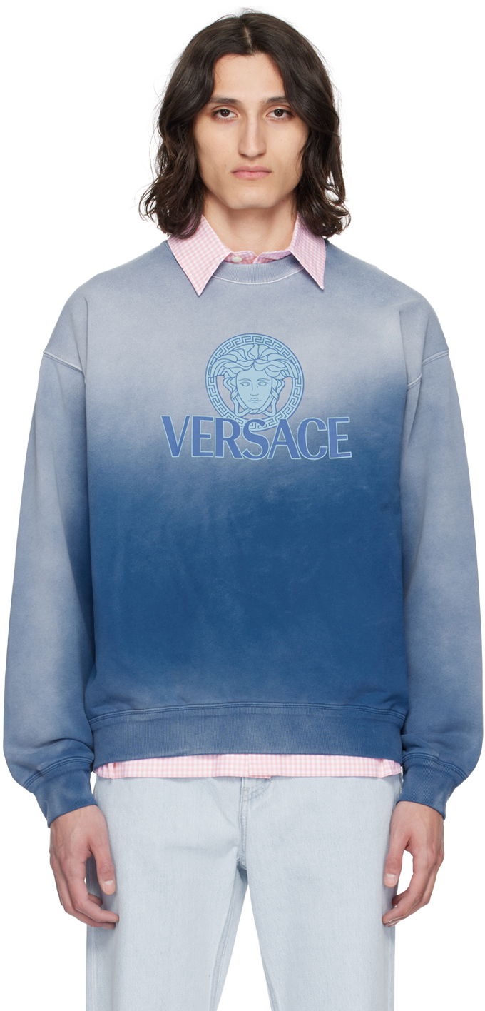 Суитчър Versace Blue Medusa Sweatshirt Синьо | 1013969_1A09921