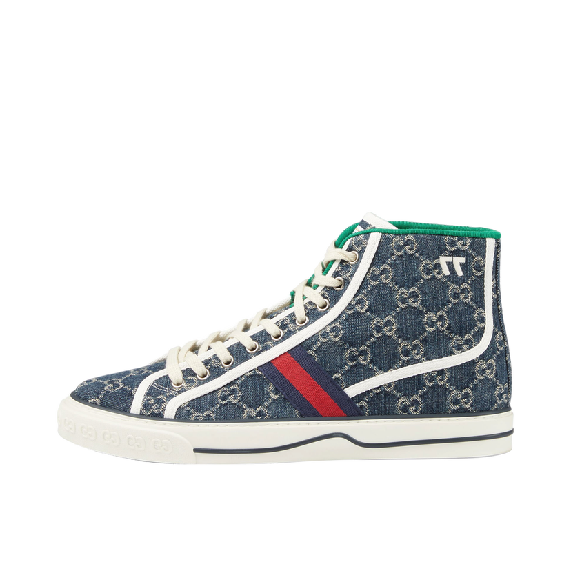 Кецове и обувки Gucci Tennis 1977 High Top Синьо | 6258072KQ904464