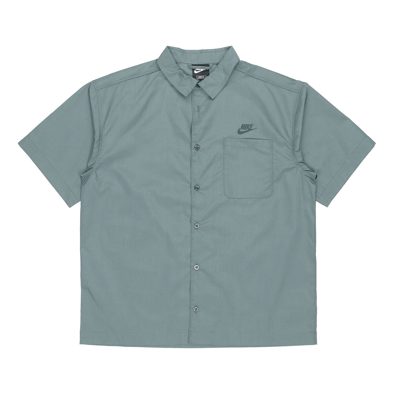 Риза Nike Loose Fit Short Sleeve Shirt Зелено | DM8686-387, 0