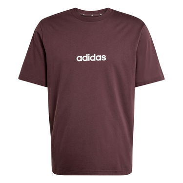 Тениска adidas Performance Linear T-Shirt Бургунди | JE8998, 0