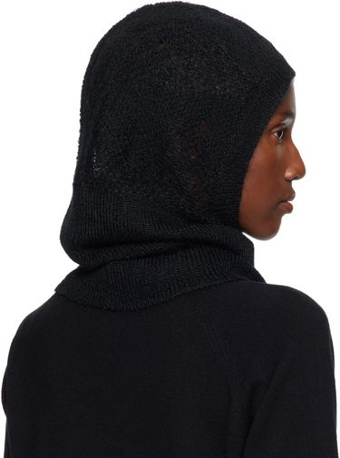 Шапка Ann Demeulemeester Ann Demeulemeester Vali Knit Balaclava Черно | 2520-W-HT08-KN070-099, 2