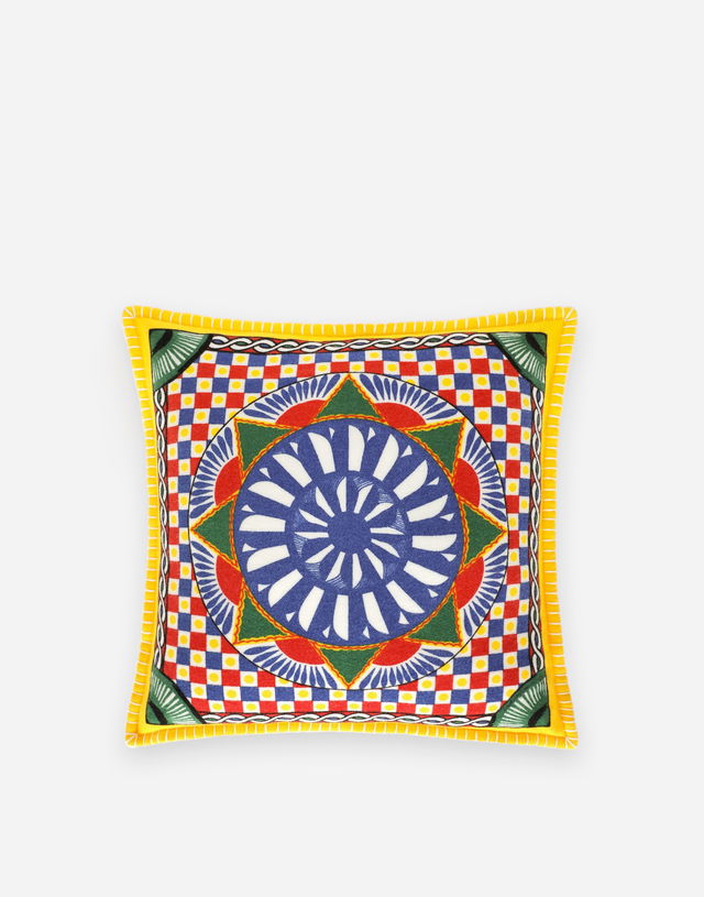 Dolce & Gabbana Cashmere Jacquard Cushion Medium