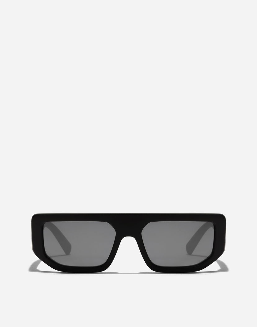 Слънчеви очила Dolce & Gabbana Dg Logo Rectangular Sunglasses Черно | VG6203VN56G9V000