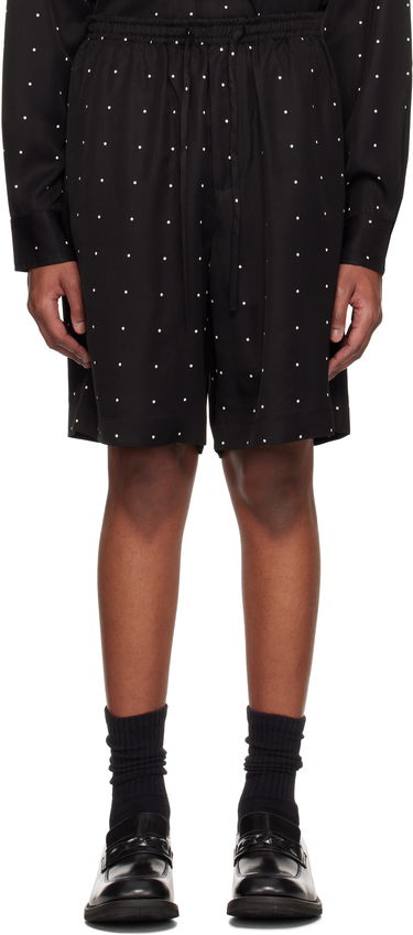 Къси панталони Róhe Dotted Elasticated Shorts Черно | 314-32-033, 0