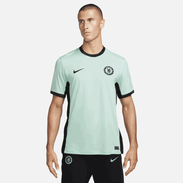 Фланелка Nike Dri-FIT Chelsea F.C. 2023/24 Stadium Third Football Shirt Зелено | DX9819-354, 0