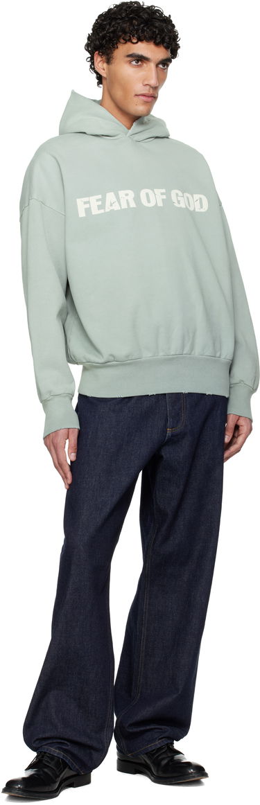 Суитчър Fear of God Distressed 'Heaven' Hooded Sweatshirt Зелено | FG25FW12-12115BHF-974, 3