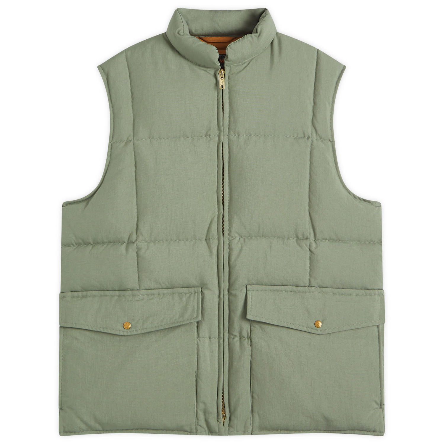 Жилетка BEAMS Beams Plus Nylon Oxford Down Vest, Size Large Зелено | 3806-0112-139-67, 1