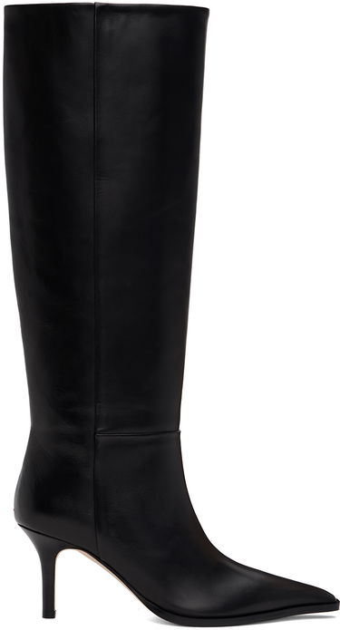 Облекло Aeyde Aeyde Tula Leather Tall Boots Черно | A11-KB-TULP75ST95-FW24-800-001, 0