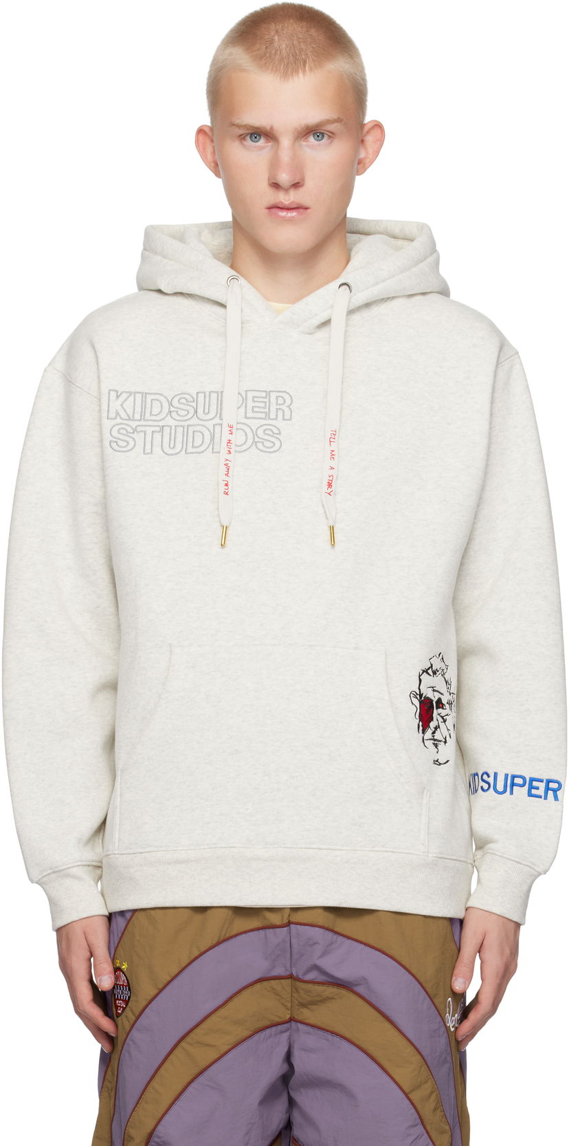 Суитчър KidSuper Super Hoodie Сиво | AW24-SWP-24