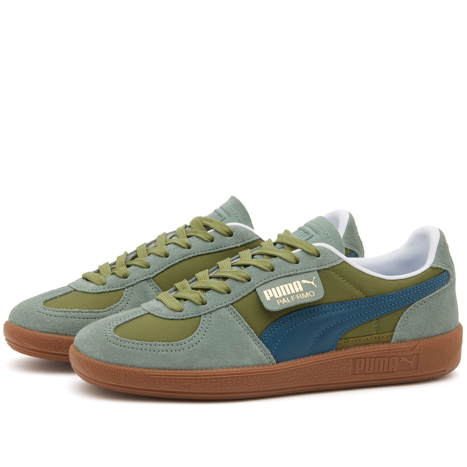 Кецове и обувки Puma Women's Palermo OG Olive Green/Eucalyptus/Ocean Tropic Зелено | 383011-11, 0