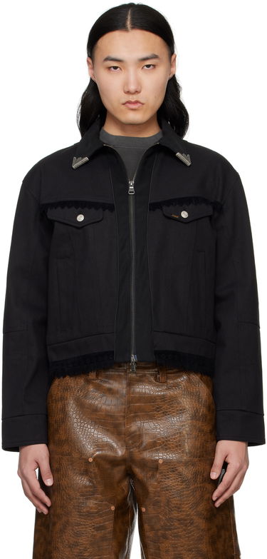 Яке Andersson Bell Andersson Bell Cowboy Zip-Up Jacket Черно | awa680m, 0