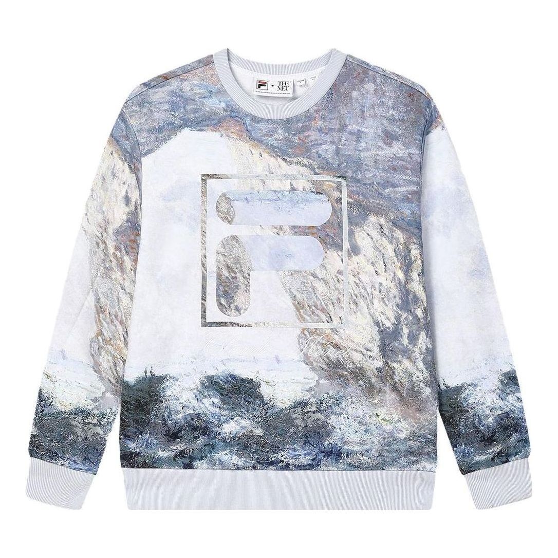 Пуловер FILA Heritage Collection The Great Matisse Theme F-box Logo Sweatshirt Синьо | F11M348220F-ZA, 0