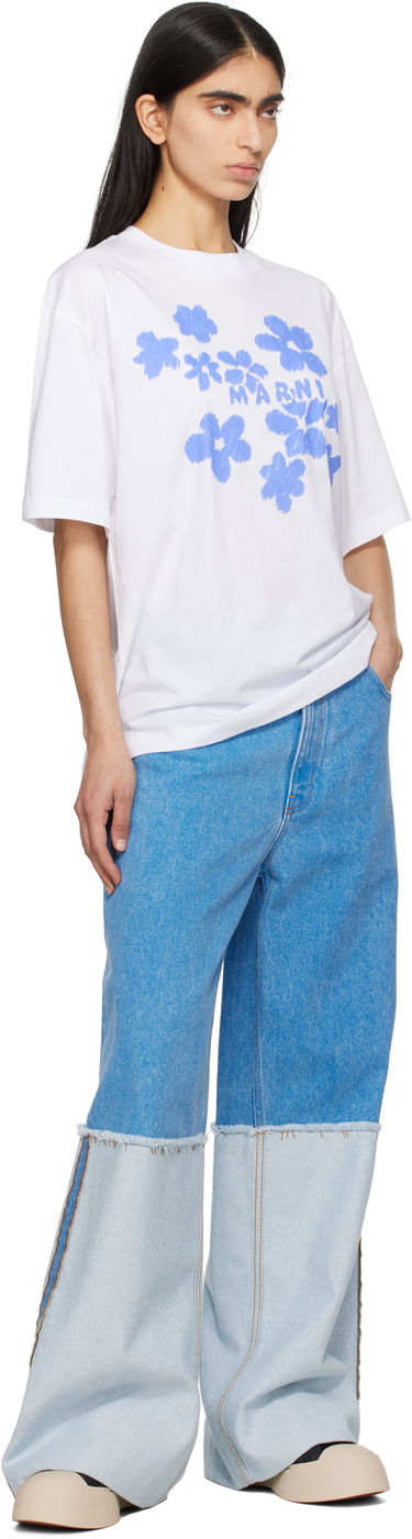 Дънки Marni Marni Two-Tone Wide Leg Jeans Синьо | PAJD0559A0 USCW91, 3