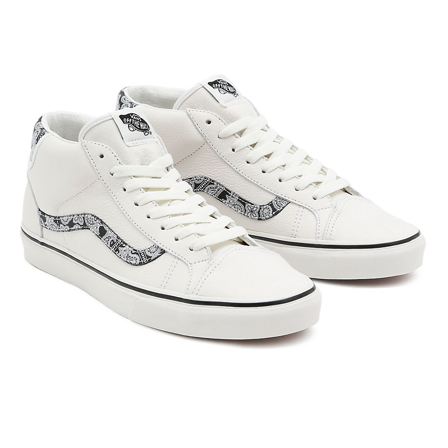 Кецове и обувки Vans Paisley Mid Skool 37 Бяло | VN0A3TKF914, 0