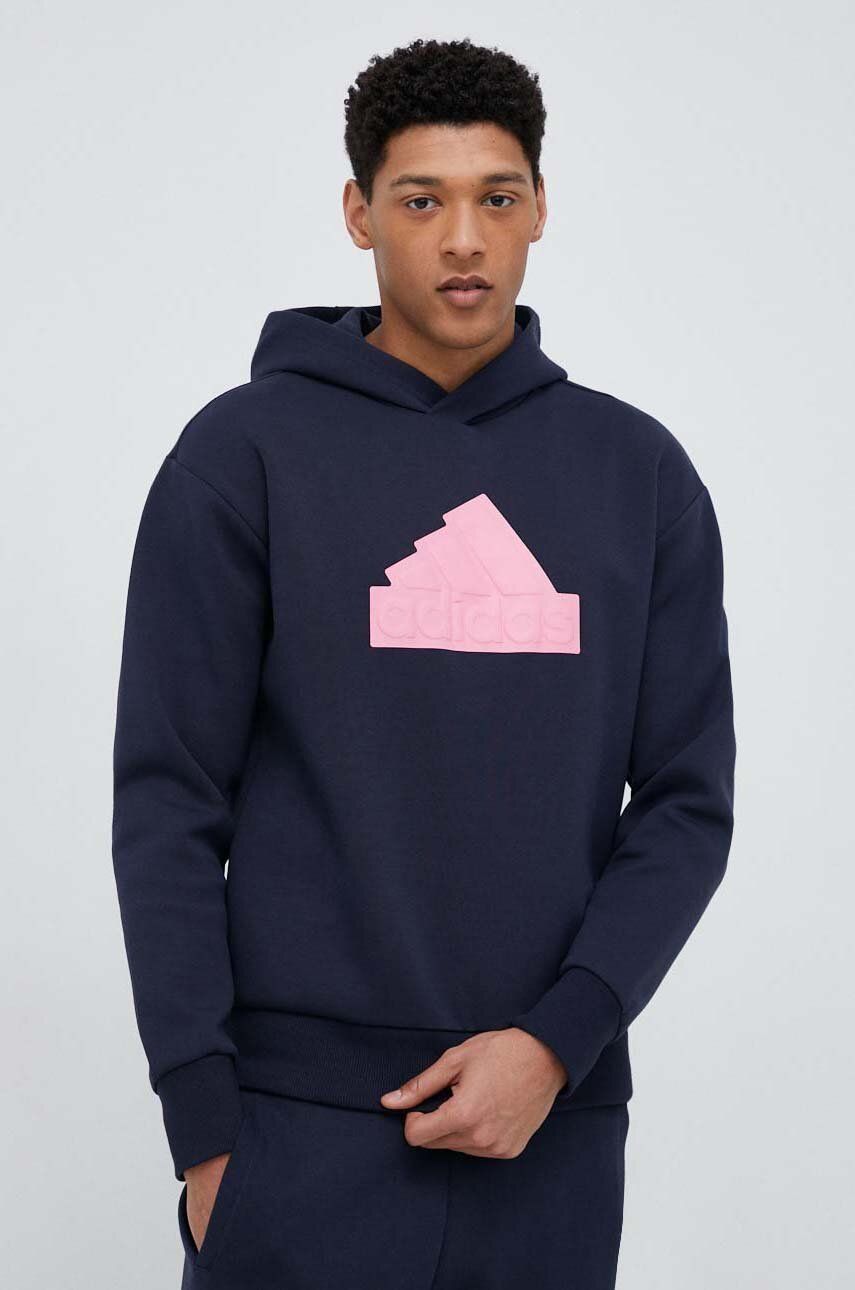 Суитчър adidas Originals Future Icons Badge of Sport Hoodie Тъмно синьо | IC3747, 0
