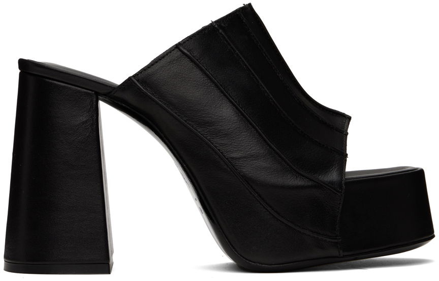 Облекло BY FAR BY FAR Brad Heeled Sandals Черно | 23SSBRAMBLNAP, 0