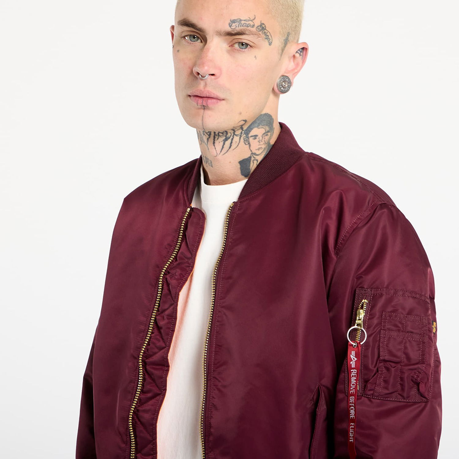 Яке бомбър Alpha Industries MA-1 Heritage Bomber Jacket Бургунди | 100101-608, 1