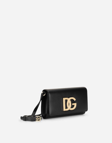 Чанта през рамо Dolce & Gabbana Calfskin 3.5 Clutch Shoulder And Crossbody Bag Onesize Черно | BB7082AW57680999, 2