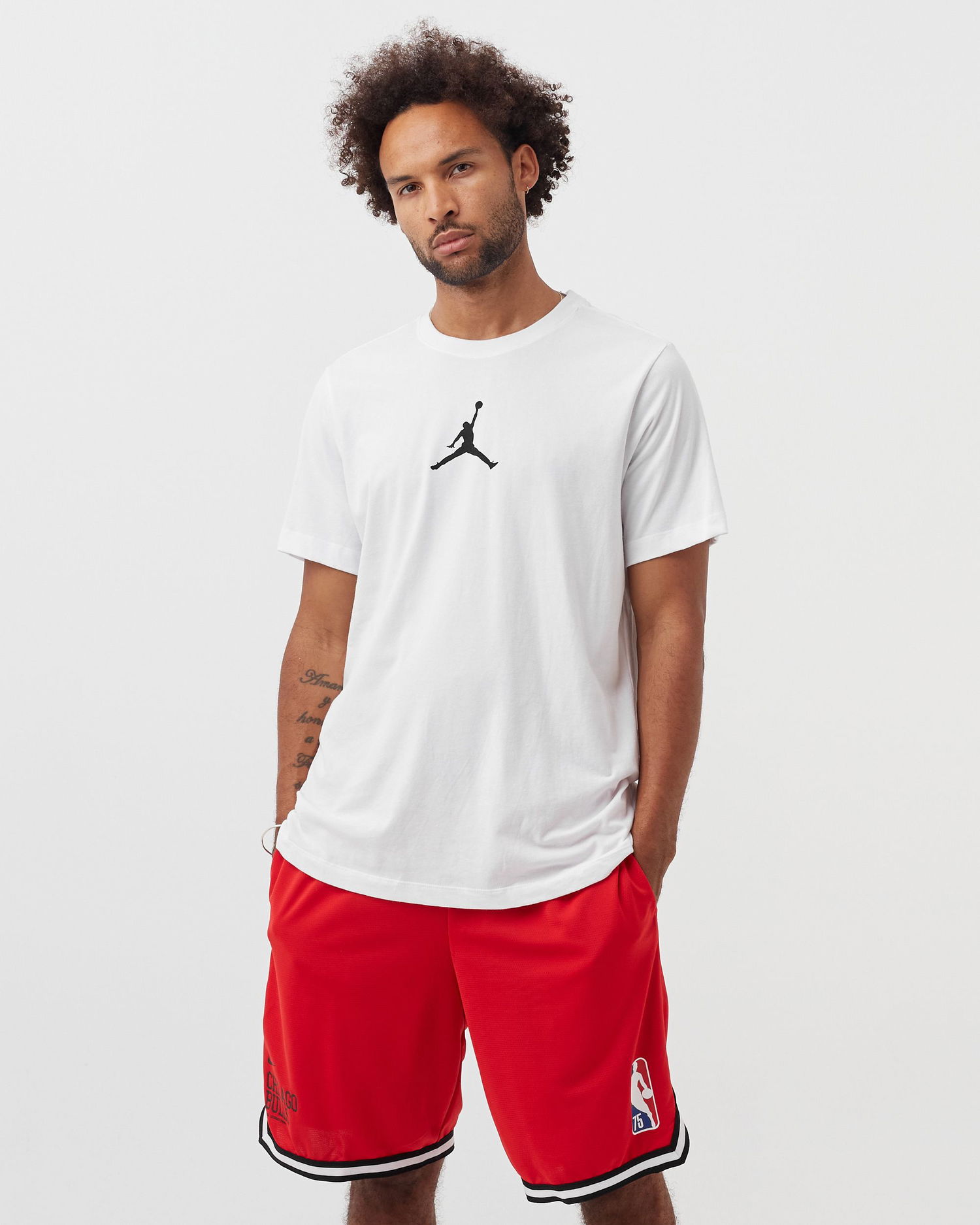 Тениска Jordan Jumpman Crew Tee Бяло | 195238680824, 1