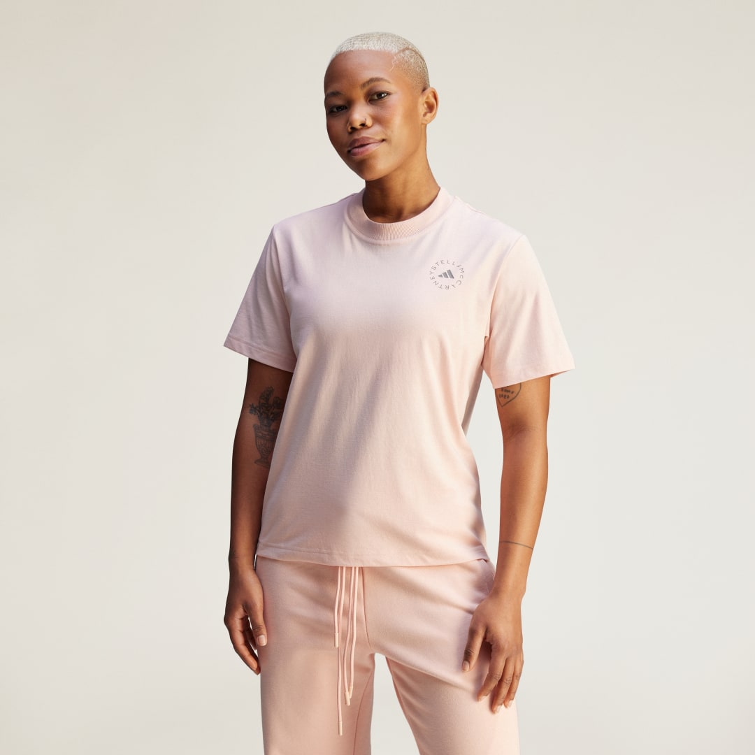Тениска adidas Performance adidas by Stella McCartney TrueCasuals Regular T-Shirt Розово | JI5163, 0