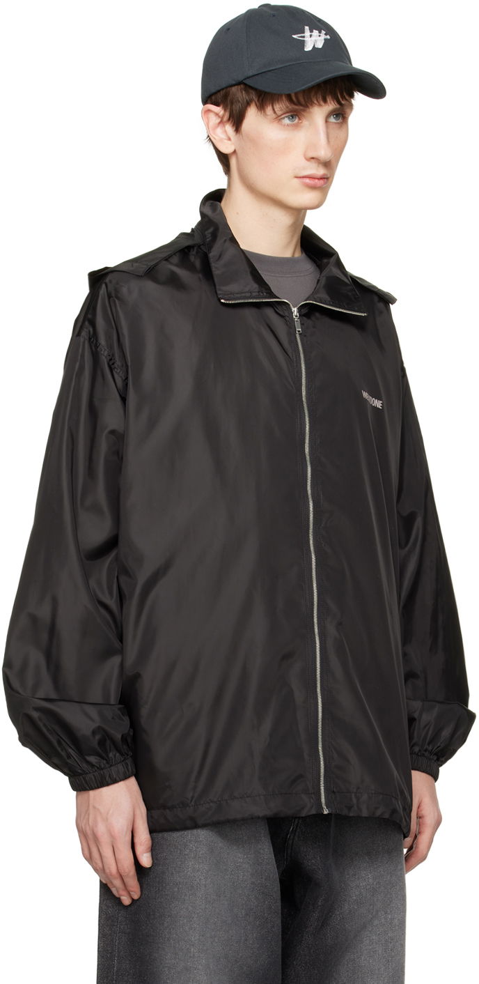 Ветровка We11done Zip Jacket Черно | WD-JP2-20-901-U-BK, 1