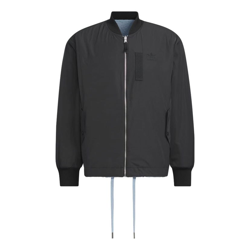 Яке бомбър adidas Originals Reverse Sherpa Jacket Черно | IN0989