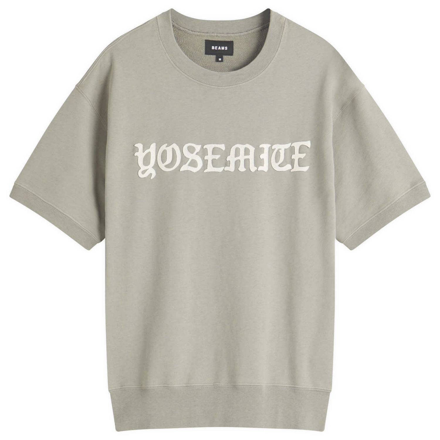 Тениска BEAMS BEAMS Short Sleeve Sweatshirt Сиво | 1103-0054-146-15, 1