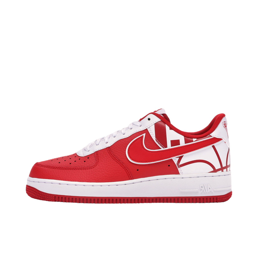 Кецове и обувки Nike Air Force 1 Low Logo Pack University Red Червено | 823511-608