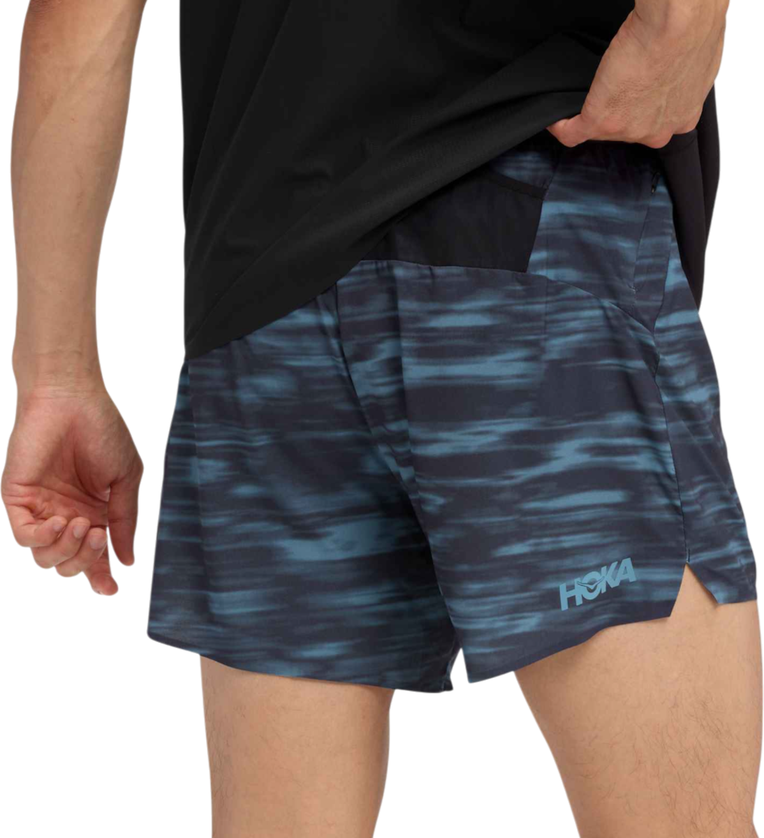Къси панталони Hoka One One Hoka Glide 5" Shorts with Brief Синьо | 1176971p-bblr, 1