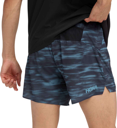 Къси панталони Hoka One One Hoka Glide 5" Shorts with Brief Синьо | 1176971p-bblr, 1