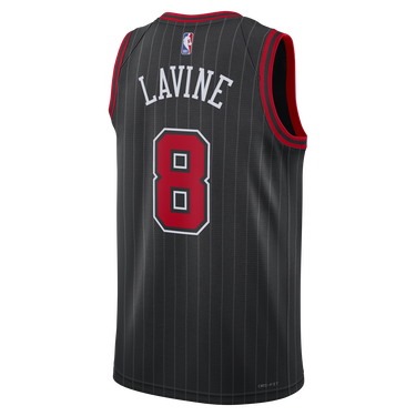 Фланелка Jordan NBA Dri-FIT Lavine Zach Chicago Bulls Statement Edition 2022 Swingman Jersey Черно | DO9521-012, 3