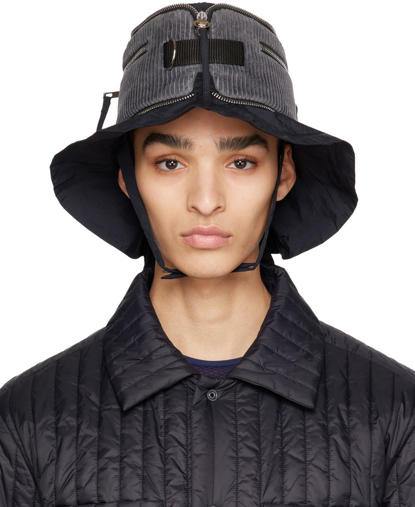 Шапка Craig Green Packable Bucket Hat Черно | CGAW22CWOHAT11