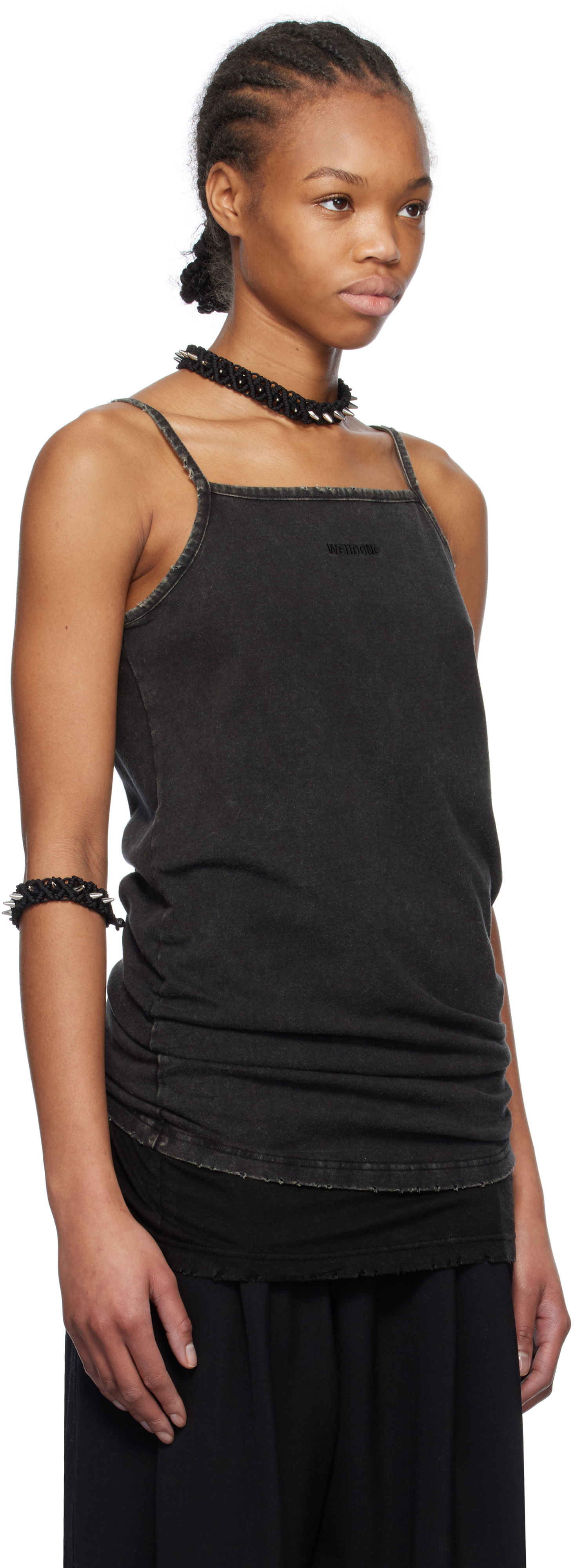 Потник We11done We11done Layered Sleeveless Tank Top Черно | WD-TT0-25-703-W-BK, 1