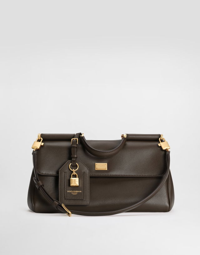 Dolce & Gabbana My Sicily Leather Handbag