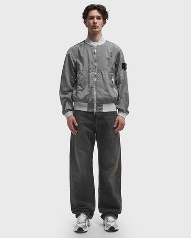Яке бомбър Stone Island Stone Island Nylon Metal Bomber Jacket Сиво | K1S154100019S0020.V0061, 2