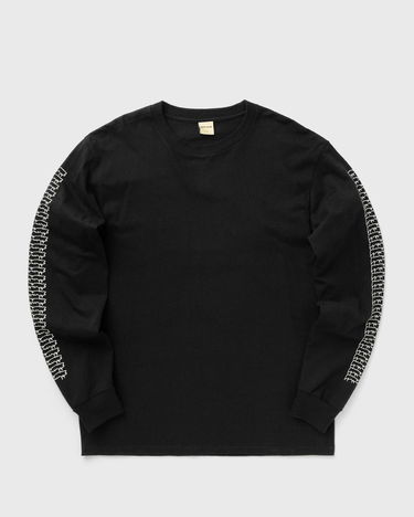 Тениска Fucking Awesome Full Drip Long Sleeve Tee Черно | PN24548-BLACK, 0