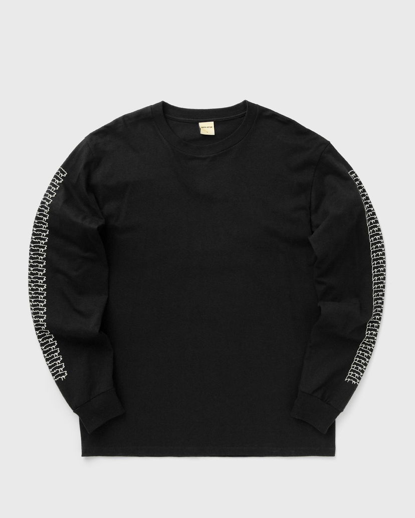 Тениска Fucking Awesome Full Drip Long Sleeve Tee Черно | PN24548-BLACK