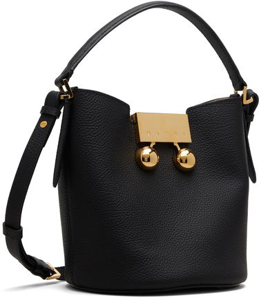 Дамска чанта Marni Trunkaroo Bucket Bag Зелено | SCMP0081U0 P8185, 4