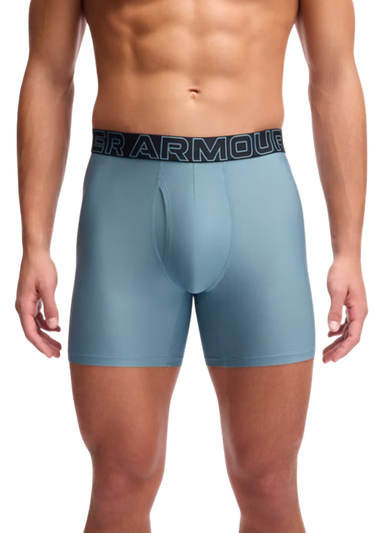 Боксерки Under Armour Under Armour SOLID 6in 3-Pack Boxer Shorts Синьо | 1383884-587, 3