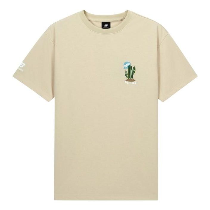 Тениска New Balance NBX Endless Summer Graphic T-Shirt Бежово | AMT33356-BE