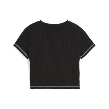 Съкратен топ Puma DARE TO Textured Baby Tee Черно | 629806_01, 4