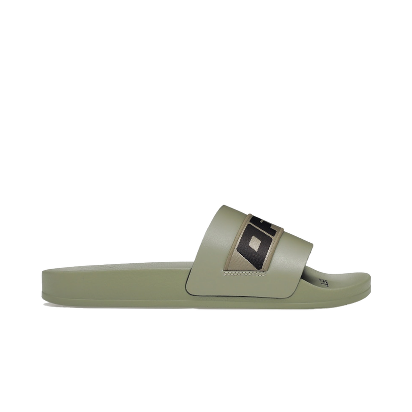 Кецове и обувки Off-White Industrial Belt Slider Mud Black Зелено | OMIC001F22MAT0016310