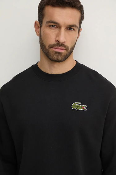 Суитчър Lacoste Black Minimalist Sweatshirt Черно | SH2741, 3
